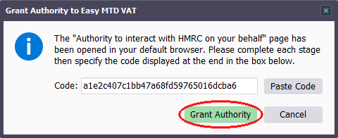 Grant Authority button image